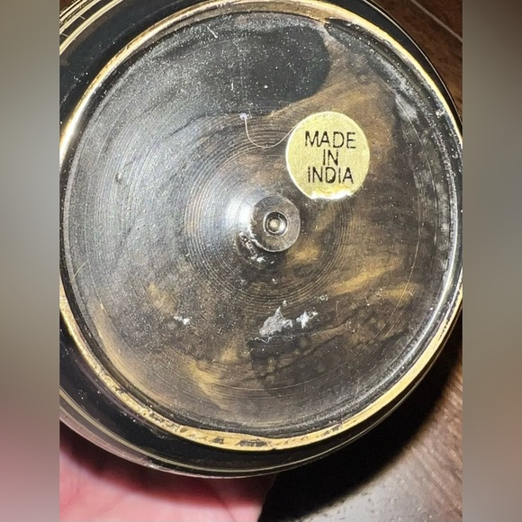 Vtg Collectible Decorative Wine Bottle Flask Brass India Etch NO BEER IN KUWAIT - Picture 11 of 16